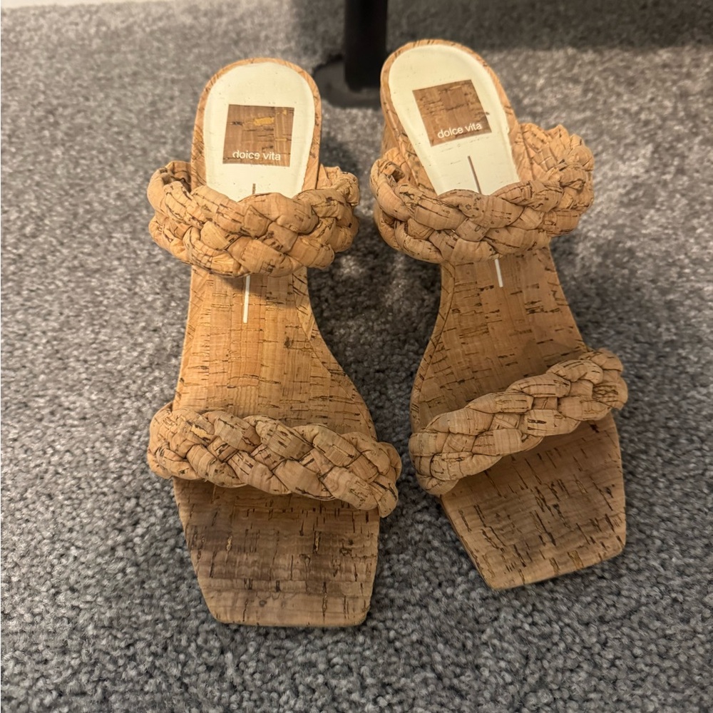 Dolce Vita Women's Cork Braided Sandals